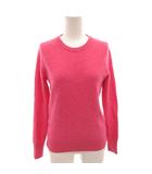 ユニクロ UNIQLO カシミヤニット セーター クルーネック 長袖 S ピンク /FF