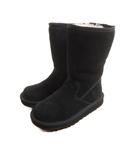 アグ オーストラリア UGG australia ムートンブーツ 18.5cm キッズ 黒 ブラック ボア裏地 /HW