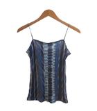 ダナキャランニューヨーク DKNY キャミソール  P シルク マルチカラー ストレッチ 総柄/HW