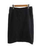 フェンディ FENDI タイトスカート 38 黒 ひざ丈 /HW