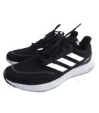 アディダス adidas アドヴァンコートベース ランニングシューズ 黒 ブラック 27.5 メッシュ /HW IBO94