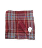 ヴィヴィアンウエストウッド Vivienne Westwood ハンカチ 赤 レッド ロゴパッチ チェック/HW