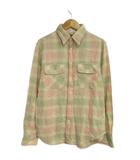 ポロ ラルフローレン POLO RALPH LAUREN オンブレチェックシャツ フランネル 長袖 XS ピンク IBO96