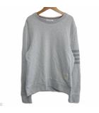 トムブラウン THOM BROWNE 現行 クラシック ループバック 4-BAR スウェット トレーナー グレー 約M IBO96