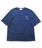 エルメス HERMES 現行 Hパズル Tシャツ レザーパッチ ミニパッチ ネイビー IBO96 ☆AA★