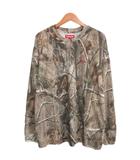 シュプリーム SUPREME 美品 25AW Small Box L/S Tee Realtree AP Camo カットソー リアルツリーカモ L アースカラー