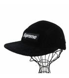 シュプリーム SUPREME 美品 24FW Corduroy Camp Cap ボックスロゴ キャップ 帽子 黒 ブラック