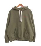 シュプリーム SUPREME 23FW Small Box Drawcord Hooded Sweatshirt プルオーバーパーカー フーディ M オリーブ