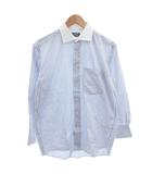 チャップス CHAPS シャツ ドレス 長袖 コットン チェック 39-80 青 ブルー /FF