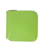 アクネ ストゥディオズ Acne Studios Zip Wallet ミニ ジップウォレット レザー 財布 Lime Green