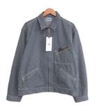 リー LEE 91B ZIP-UP BLOUSON ジップアップブルゾン ヒッコリー デニムジャケット Gジャン XL 紺 ネイビー