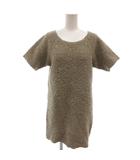 イザベルマラン ISABEL MARANT ボアニット セーター 半袖 0 丸首 ベージュ /JI IBO100