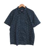 パタゴニア Patagonia 52691 メンズ ゴー トゥ シャツ 総柄シャツ 半袖 M 紺 ネイビー