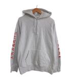 シュプリーム SUPREME 18AW Gradient Sleeve Hooded Sweatshirt パーカー フーディ グレー