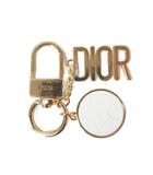 ディオール Dior キーホルダー チェーン ストラップ ロゴ ノベルティ ゴールドトーン