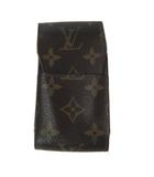 ルイヴィトン LOUIS VUITTON シガレットケース モノグラム フランス製 フラップ CT0025 茶 ブラウン