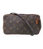 ルイヴィトン LOUIS VUITTON M51828 ヴィンテージ モノグラム マルリー バンドリエール ショルダーバッグ フランス製 茶 ブラウン ☆AA★