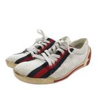 グッチ GUCCI ローカットスニーカー シューズ GG柄 36.5 白 ホワイト /FF ■IBO104