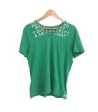 03SS DEANNA期 archives エイズTシャツ Vネック プリントデザイン 半袖 緑 グリーン