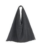 エムエムシックス メゾンマルジェラ MM6 Maison Margiela ジャパニーズバッグ トートバッグ スナップボタン 光沢 黒 ブラック