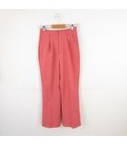  ティップトップ Tip Top ロングパンツ タック ストレッチ ピンク S *A628