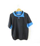 デサント DESCENTE 野球 スポーツウェア ウィンドジャック 半袖 黒 青 M *A439