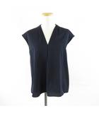 アーバンリサーチ サニーレーベル URBAN RESEARCH Sonny Label ノースリーブカットソー スキッパー 紺 F *A131