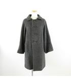 ヒューマンウーマン HUMAN WOMAN ウールコート ミドル丈 長袖 グレー M *A197