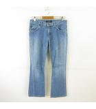 アールジーン Earl Jean デニムパンツ ジーンズ ロング 青 27 *T430