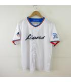  Fanatics 埼玉西武ライオンズ 野球 ユニフォーム 半袖 ペコちゃん 75周年 白 L *T488