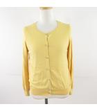 エフデ ef-de アンサンブルニット カーディガン 長袖 セーター 七分袖 黄 9 *T561