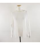 イエナ IENA オーバーサイズカットソー 長袖 ストレッチ オフホワイト 白 38 *A304