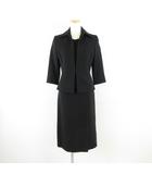 フランドルセレクション FLANDRE Selection formal ブラックフォーマルアンサンブル セットアップ ワンピース ジャケット 半袖 七分袖 ひざ丈 黒 7 *A378