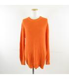 ベルシュカ Bershka ニット チュニック 長袖 オレンジ S *A469