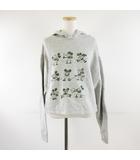 ショコラフィネローブ chocol raffine robe Disney パーカー スウェット 長袖 ミッキー グレー F *A702