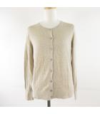 バナナリパブリック BANANA REPUBLIC ニットカーディガン 長袖 ベージュ M *T896