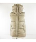 スピック&スパン Spick&Span ダウンベスト ジップアップ ベージュ *T901