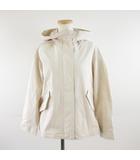 ジーユー GU マウンテンパーカー ジップアップ 長袖 オフホワイト S *A790