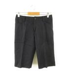 ミッシェルクラン MICHEL KLEIN ハーフパンツ 黒 38 *T969