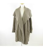 モガ MOGA ニットカーディガン ロング 長袖 茶 F *T48