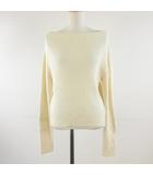 ガリャルダガランテ GALLARDAGALANTE ニット セーター 長袖 リブ アイボリー F *T67