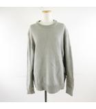 ザラ ZARA ニット セーター 長袖 薄緑 L *A924