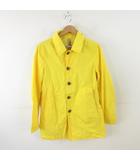  チャットシーウィン Chatcwin スプリングコート ミディ丈 長袖 黄 46 *A927