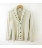 バーニーズニューヨーク BARNEYS NEW YORK ニットカーディガン 長袖 ベージュ *T121