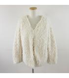 イング INGNI もこもこファーカーディガン ジャケット 長袖 アイボリー M *A129