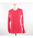 プーマ PUMA スポーツウェア ランニングロングスリーブTシャツ 長袖 ピンク 白 L *A187