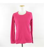 ナイキ NIKE スポーツウェア カットソー 長袖 DRI-FIT ワンポイント ピンク L *A202