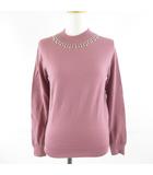 ニット セーター 長袖 ピンク 2 *T391