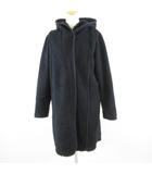 Cherie コート ロング 長袖 フーディー 紺 2 *T411