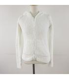 ベアフットドリームス BAREFOOT DREAMS COZYCHIC パーカー 長袖 ジップアップ 白 XS *T561